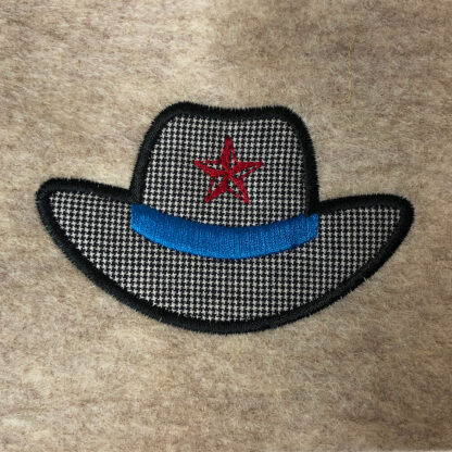 cowboy hat applique design