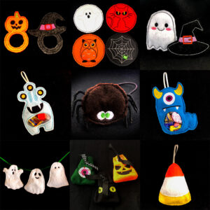 In-the-hoop for Halloween Design set