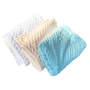 Plush minky baby blanket
