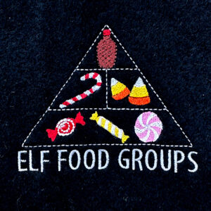 Silly Christmas embroidery designs