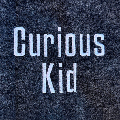 Curious Kid machine embroidery font