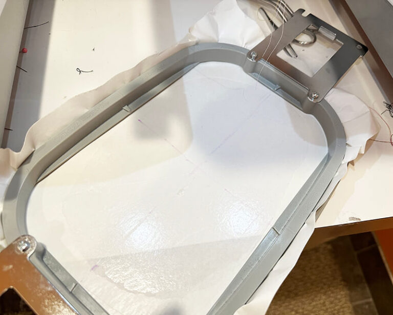 How to machine embroider around a neckline Machine Embroidery Geek