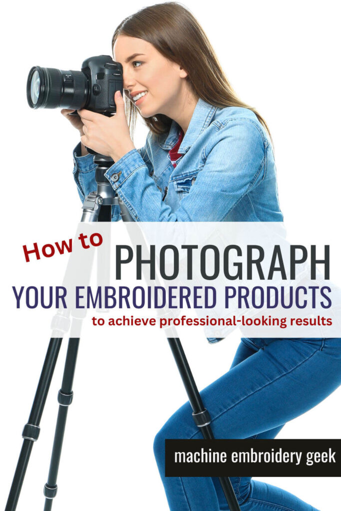 How to photograph your embroidery