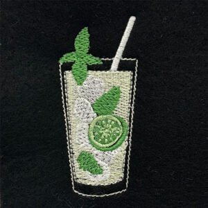 Mojito embroidery design