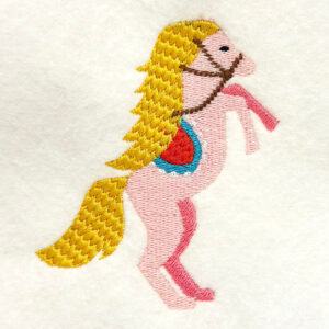Circus show pony