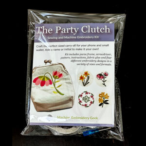 The Party Clutch Embroidery and Sewing Kit