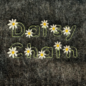 Daisy Chain Embroidery Font