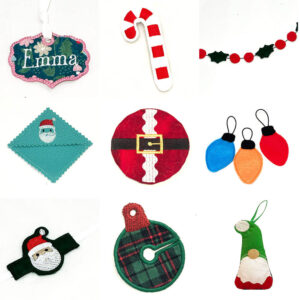 Back In-the-hoop for the Christmas holidays set