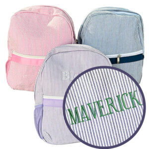 BLANKS BUNDLE: Seersucker backpacks + Jasmine Font