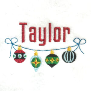 Ornaments on a string