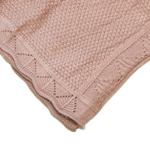 Delicate Knit Stroller Blanket