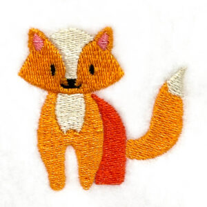 Baby Fox Embroidery Design