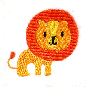 Baby Lion Embroidery Design