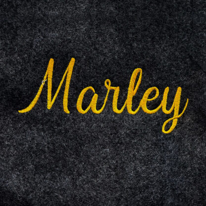 Marley Script Embroidery Font