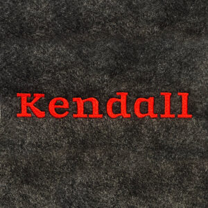 Kendall Embroidery Font