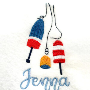 Retro Nautical Embroidery Design Set