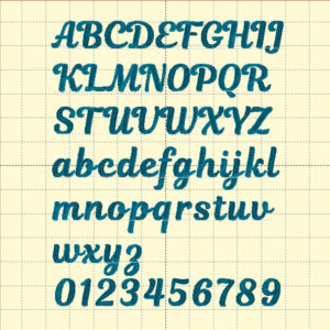 Sweet Magnolia Embroidery Font