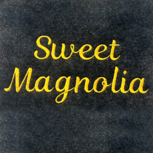 Sweet Magnolia Embroidery Font