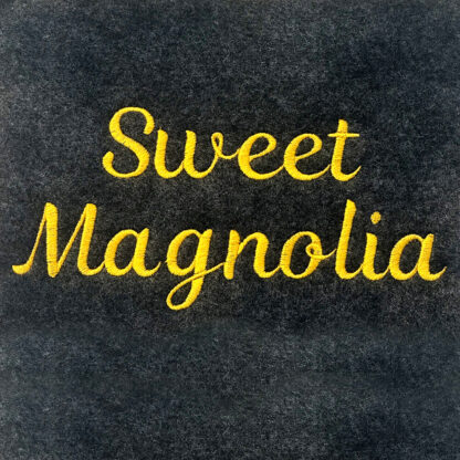 Sweet Magnolia Embroidery Font