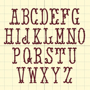 Longboat Key Monogram Embroidery Font