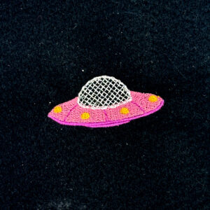 UFO Embroidery Design