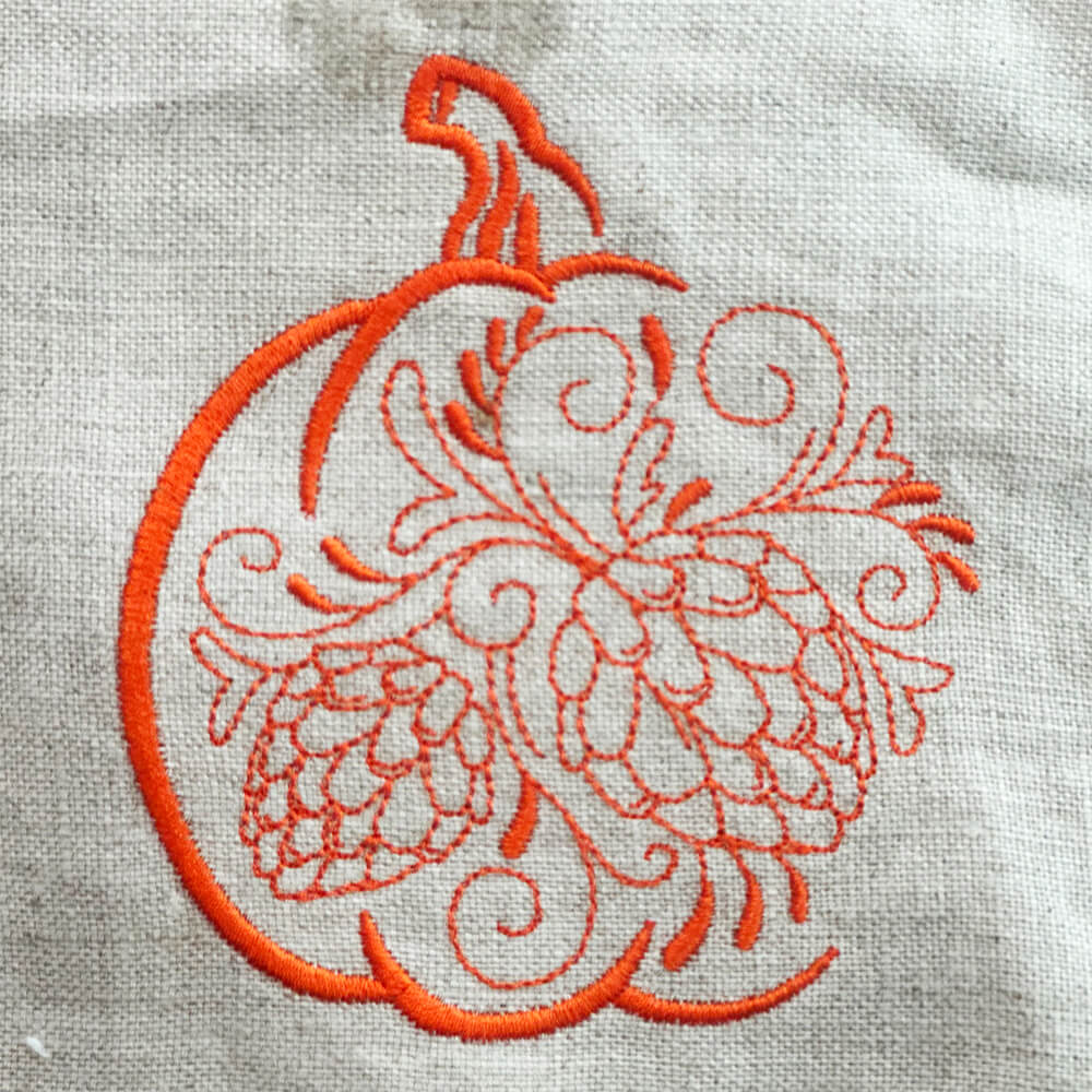 free fall machine embroidery design 