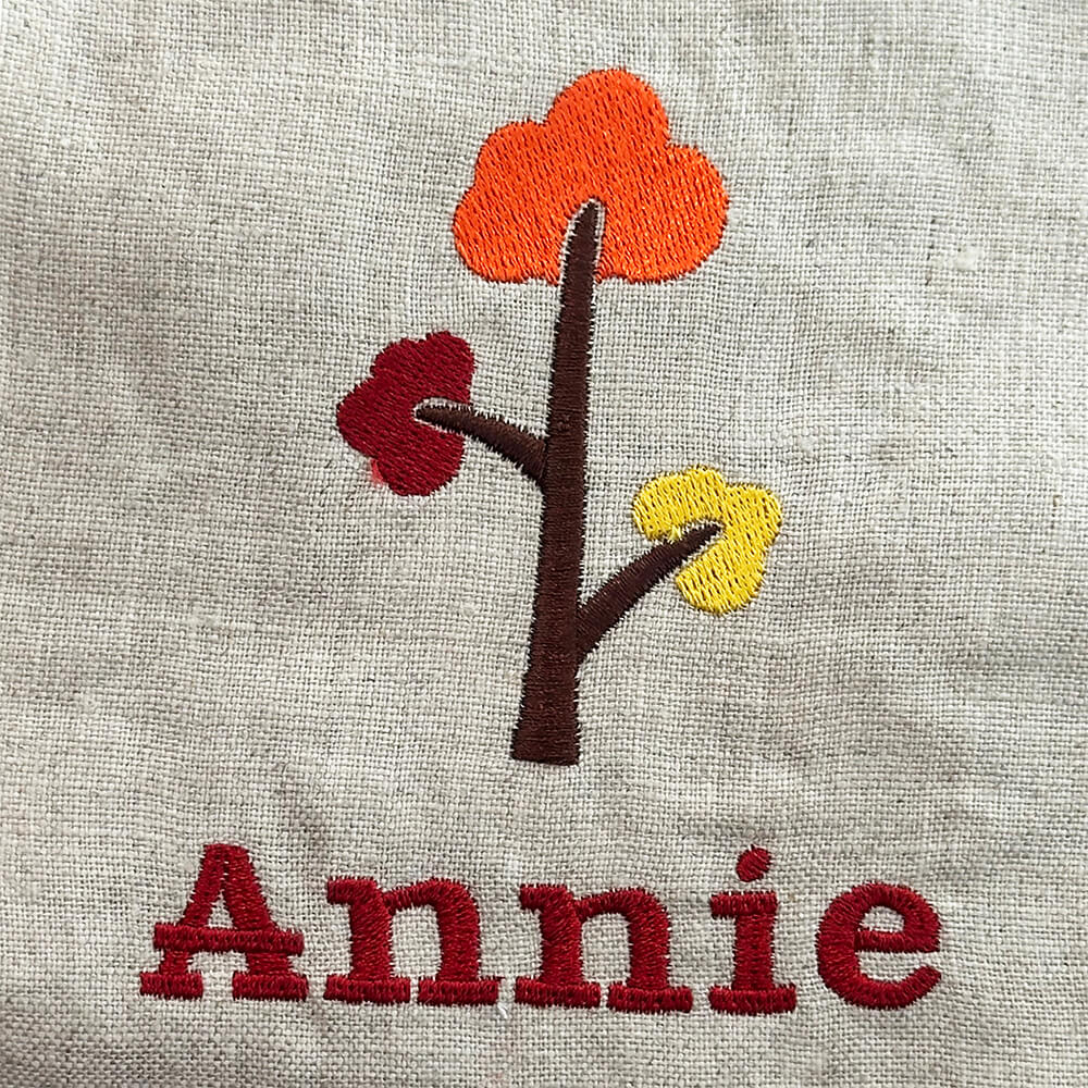 mod maple tree free machine embroidery design