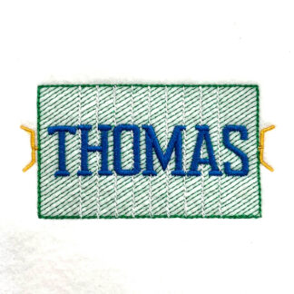 Football Field Embroidery Design