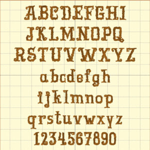Super Spooky Embroidery Font