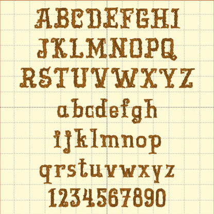 Super Spooky Embroidery Font