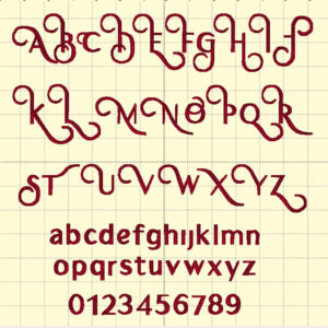 Marcelline Embroidery Font