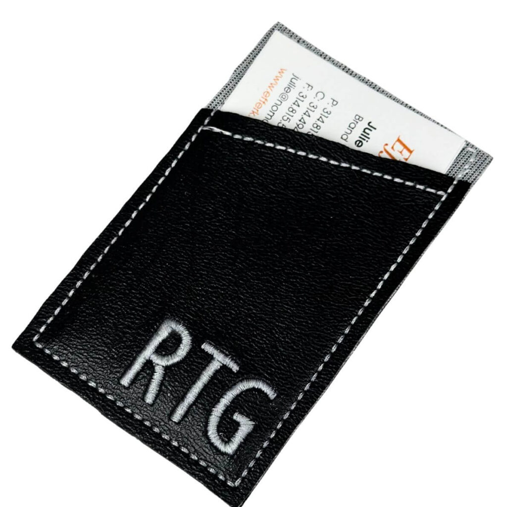 in-the-hoop business card holder