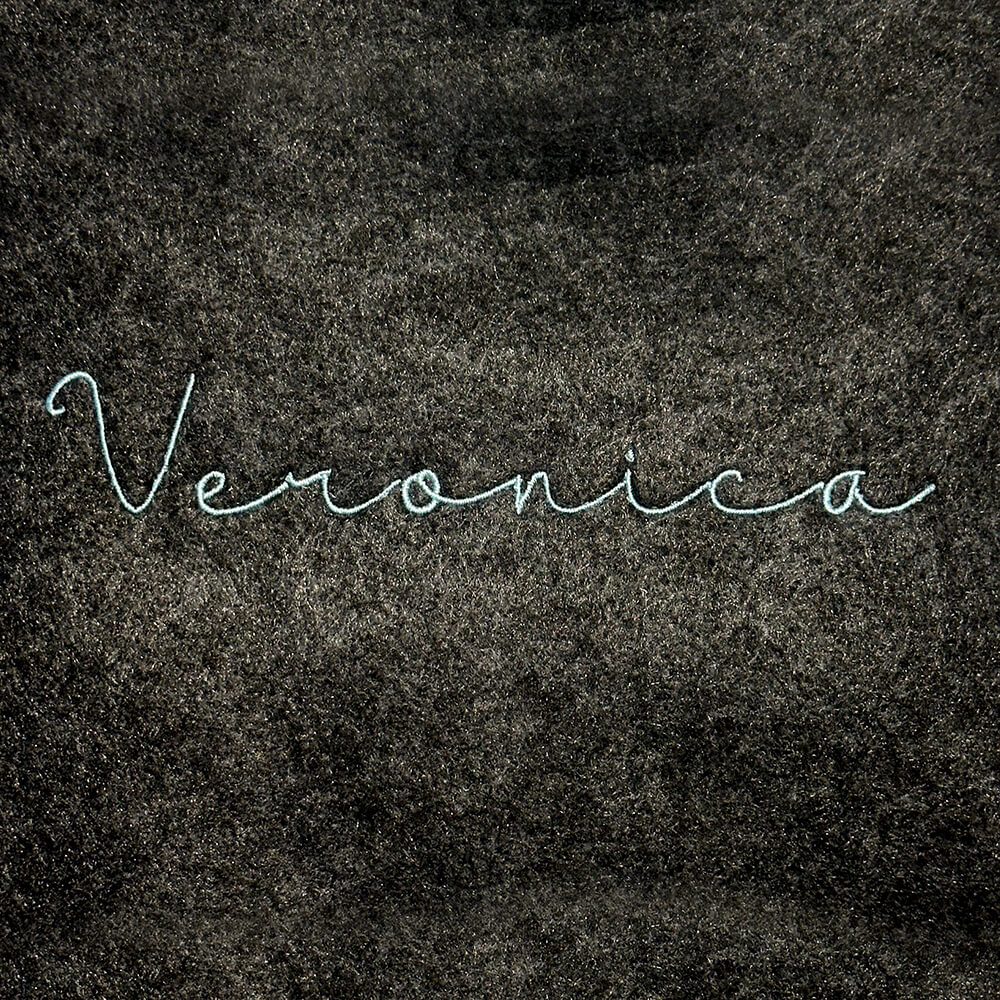 Veronica script font for machine embroidery