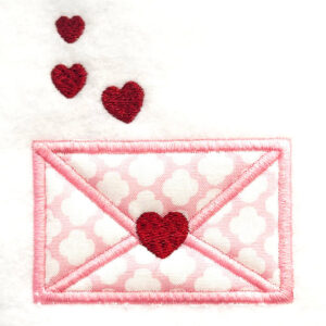 Love Letter Appliqué Embroidery Design