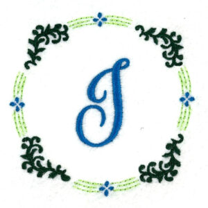 Bohemian Goddess Wreath Embroidery Design