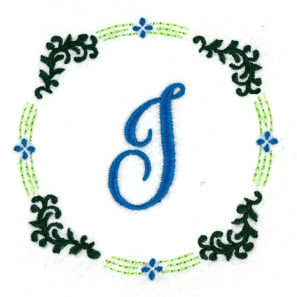 Bohemian Goddess Wreath Embroidery Design