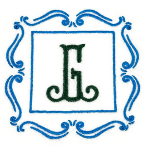 Modern Classics Embroidery Monogram Frames