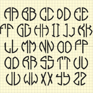 Siamese Circle Duo Monogram Font