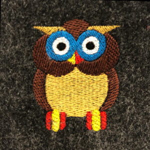 Colorful modern owl